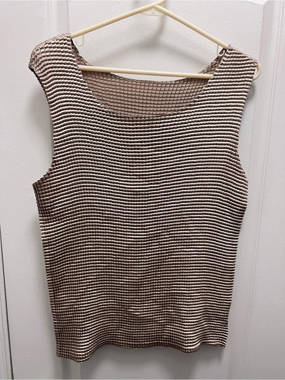 Ashley Stewart Textured Sleeveless Tank